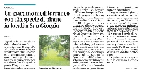 Il Giardino del Chiostro nelle news